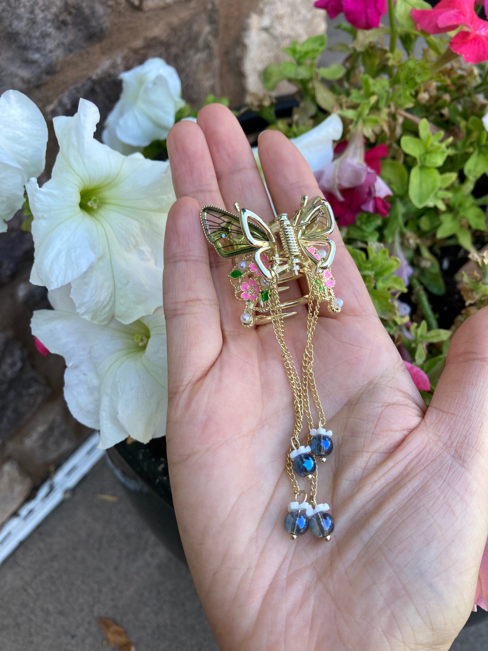 Pink Butterfly Clip – Cococlaw